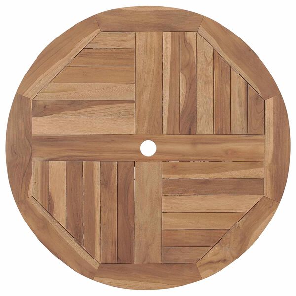 vidaXL 5-dijelni vrtni blagovaonski set od masivne tikovine