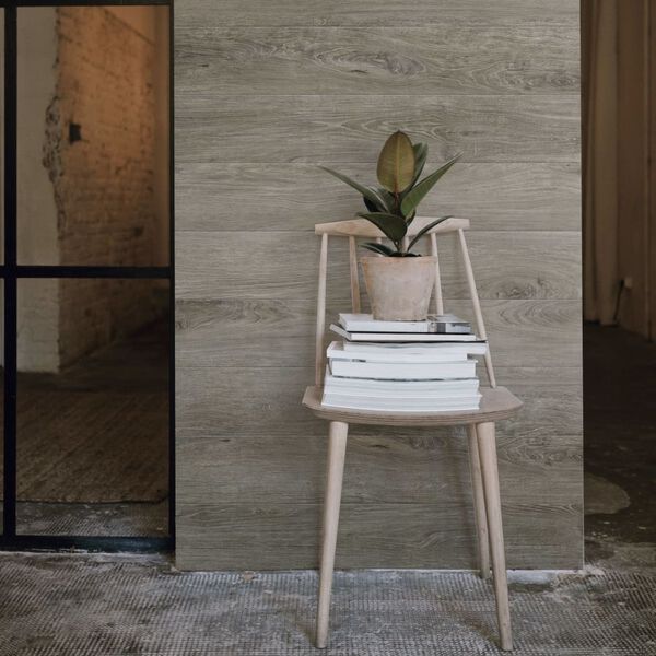 Grosfillex zidne pločice Gx Wall+ 15 kom 15 x 90 cm sivi hrast