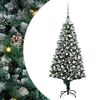 vidaXL Umjetno božićno drvce Zelena 180 cm PVC i Čelik i Plastika