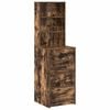 vidaXL Highboard Dimljeni hrast 40 x 41 x 135 cm Konstruirano drvo