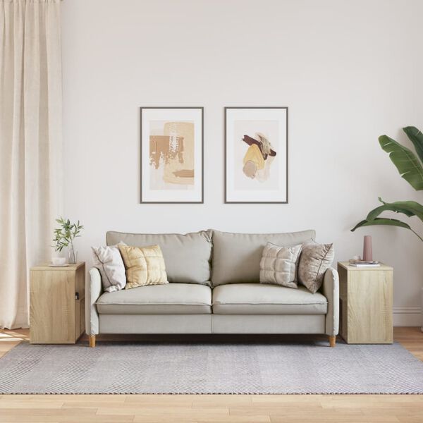 vidaXL Bočni stolići 2 kom 50x30x50 cm konstruirano drvo