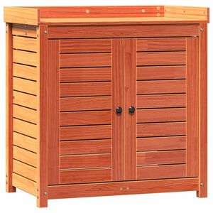 vidaXL Stol za sadnju s policama smeđi 82,5 x 50 x 86,5 cm od borovine