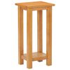 vidaXL Bočni stolić 27 x 24 x 55 cm od masivne hrastovine