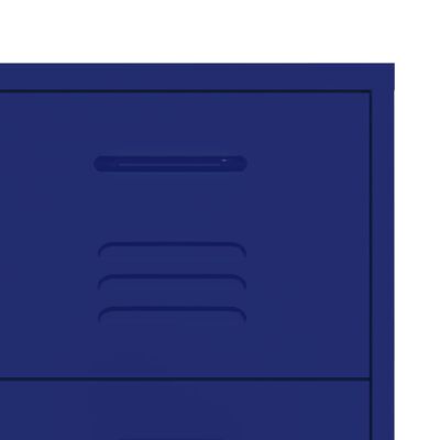 vidaXL Ormarić s ladicama modri 80 x 35 x 101,5 cm čelični