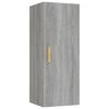 vidaXL Zidni ormarić siva boja hrasta 34,5x34x90 cm konstruirano drvo