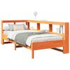 vidaXL Krevet s regalom za knjige bez madraca 75 x 190 cm od borovine