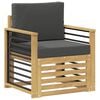 vidaXL Set vanjskih sofa Poliester Bijela