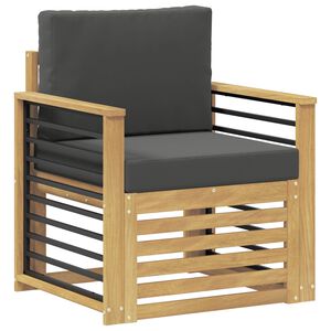 vidaXL Set vanjskih sofa Poliester Bijela