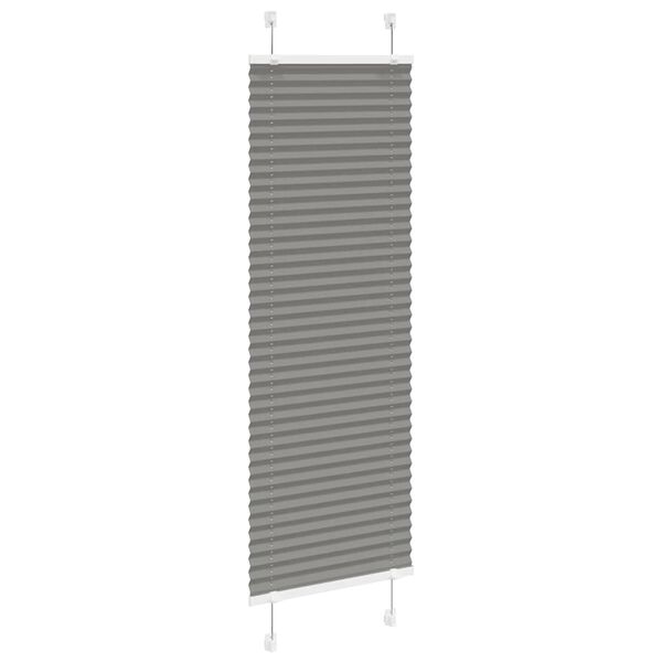 vidaXL Plisirana roleta antracit 50x150 cm &scaron;irina tkanine 49,4 cm