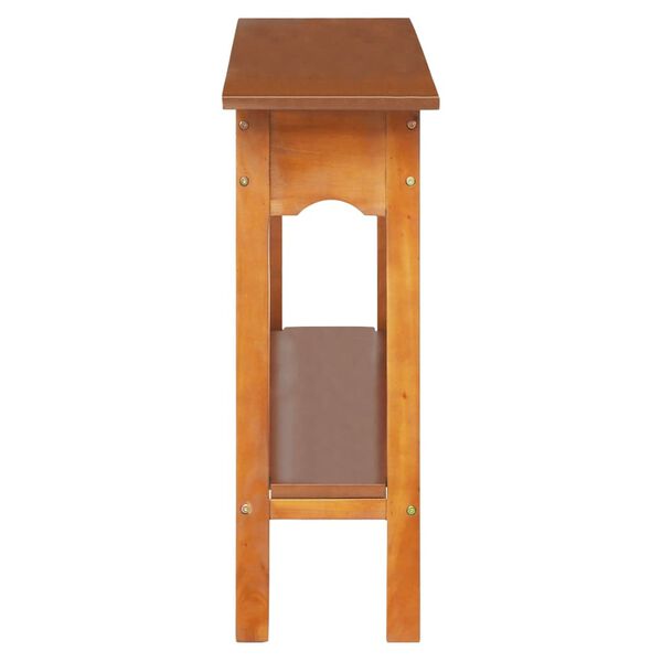 vidaXL Konzolni stol 110 x 30 x 75 cm masivno drvo mahagonija