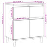vidaXL Komoda bijela 60 x 35 x 70 cm od konstruiranog drva
