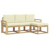 vidaXL Set vanjskih sofa 4 kom.
