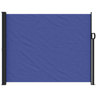 vidaXL Uvlačiva bočna tenda 160 x 600 cm plava