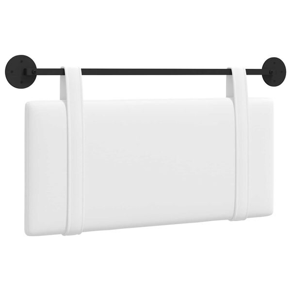 vidaXL Držeće uzglavlje Zidne Bijeli 100 x 55 x 5 cm tkanina