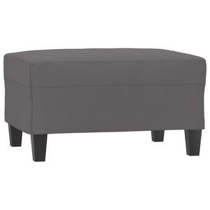 vidaXL Tabure sivi 70 x 55 x 41 cm od umjetne kože