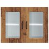 vidaXL Kuhinjski zidni ormarić sa staklenim vratima Kalmar drveni