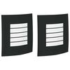 vidaXL Vanjska zidna lampa 2 pcs Crna 23.5 x 9 x 26 cm