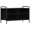 vidaXL TV ormar 140 x 39,5 x 50 cm Crni hrast Konstruirano drvo