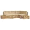 vidaXL 5 kom. Set vanjskih sofa Poliester Bijela