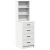 vidaXL Highboard Bijelo 40 x 41 x 135 cm Konstruirano drvo