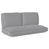 vidaXL Set jastučića Oxford tkanina Siva 120 x 60 x 52 cm