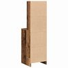 vidaXL Highboard Staro drvo 40 x 40,5 x 135 cm Konstruirano drvo