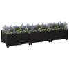 vidaXL Povi&scaron;ena gredica 120 x 40 x 23 cm od polipropilena