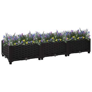 vidaXL Povi&scaron;ena gredica 120 x 40 x 23 cm od polipropilena