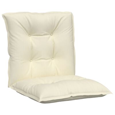 vidaXL Jastuci za vrtne stolice 6 kom krem 100 x 50 x 7 cm od tkanine