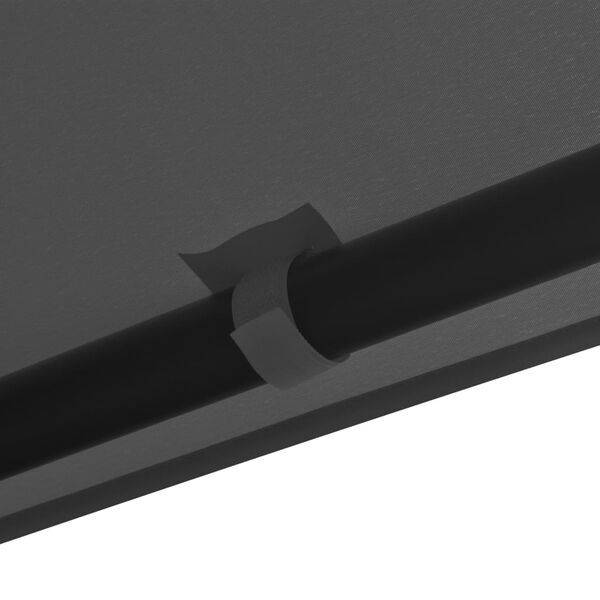 vidaXL Sjenica od tkanine i čelika 3 x 3 m antracit 180 g/m²