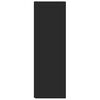 vidaXL Kutni ormarić crni 33 x 33 x 100 cm konstruirano drvo