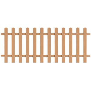 vidaXL Ograda WPC 200 x 80 cm