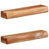 vidaXL Zidne police 2 kom 60x17x8 cm od masivnog bagremovog drva