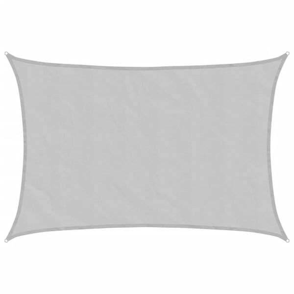 vidaXL Jedro protiv sunca svjetlosivo 5x3,5 m 100% poliestera Oxford