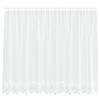 vidaXL Čipkasta zavjesa sa zavjesama Bijelo 160 x 300 cm Poliester