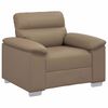 vidaXL Sofa fotelja Cappuccino 100x81x84 cm umjetna koža
