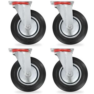vidaXL Okretni kotačići 4 kom 200 mm