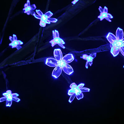vidaXL Božićno drvce sa 120 LED žarulja plavo svjetlo 150 cm