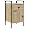vidaXL Noćni ormar Hrast sonoma 35 x 36,5 x 61 cm Konstruirano drvo