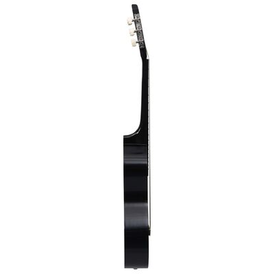 vidaXL 12-dijelni set klasične gitare za početnike crni 4/4 39"