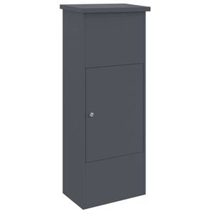 vidaXL Sandučić za pakete Antracit 44,5 x 29 x 110,5 cm Čelik