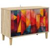 vidaXL TV ormar HEESCH 69 x 33 x 50 cm Sonoma Konstruirano drvo