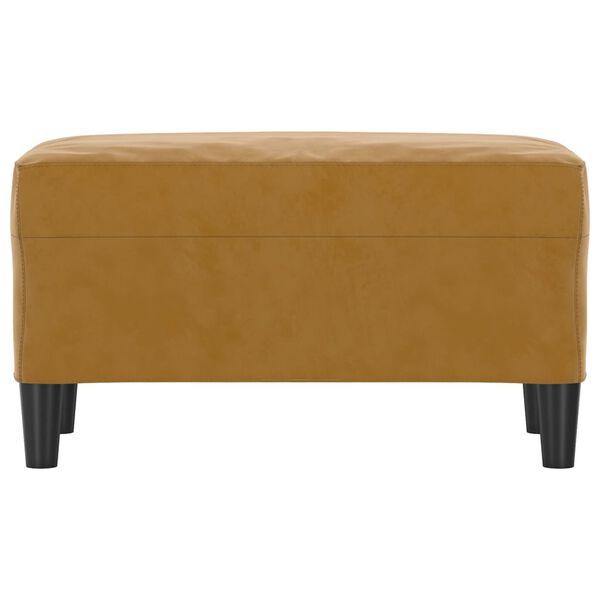 vidaXL Klupa smeđa 70 x 35 x 41 cm baršunasta