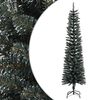 vidaXL Umjetno usko božićno drvce sa stalkom zeleno 180 cm PVC