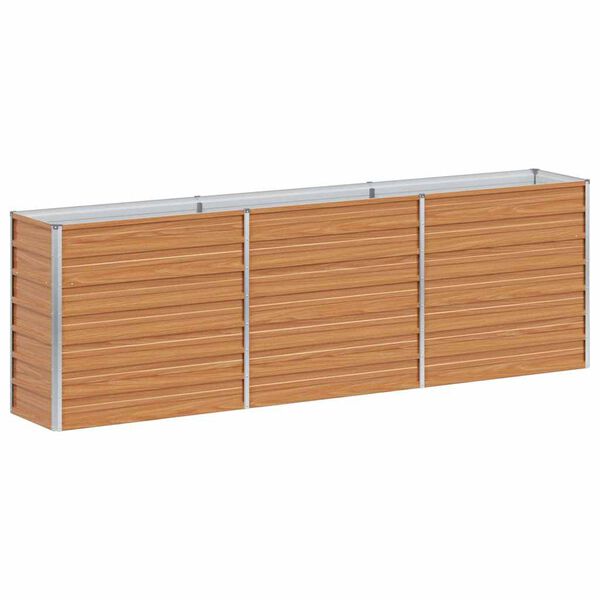 vidaXL Povi&scaron;ena vrtna gredica Svijetlosmeđa 240 x 40 x 77 cm