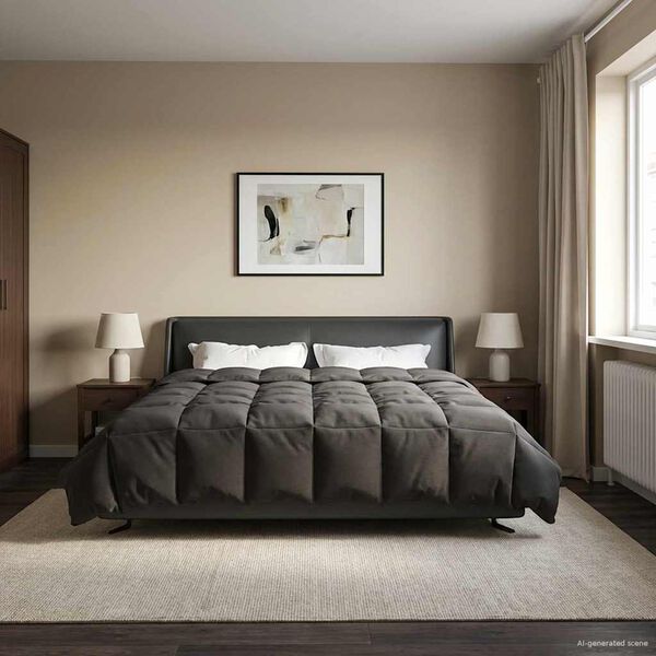 vidaXL Puni pokrivač za cijelu godinu &Scaron;onerisan Antracit 200 x 220 cm