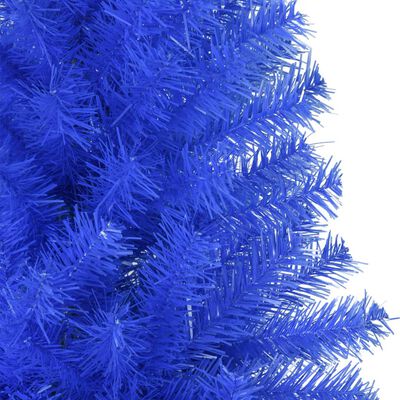 vidaXL Umjetno božićno drvce sa stalkom plavo 240 cm PVC