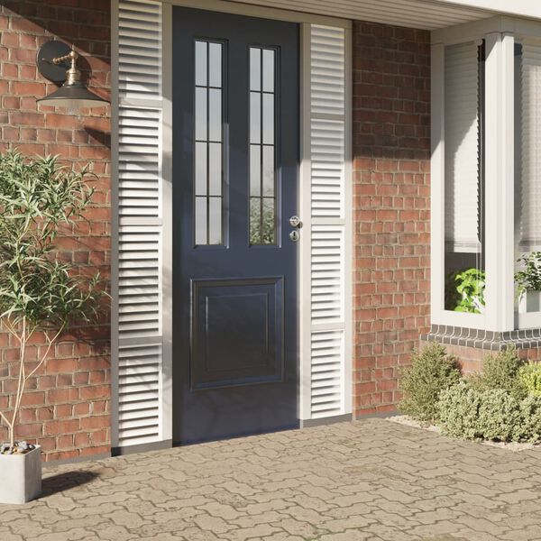 vidaXL Prozorska folija matirana s uzorkom pruga 90 x 500 cm PVC