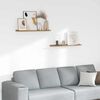 vidaXL Polica na zidu 2 pcs Smeđa 80 x 9 x 3 cm Konstruirano drvo