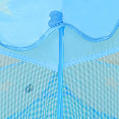 vidaXL Dječji šator za igru s 250 loptica plavi 102 x 102 x 82 cm